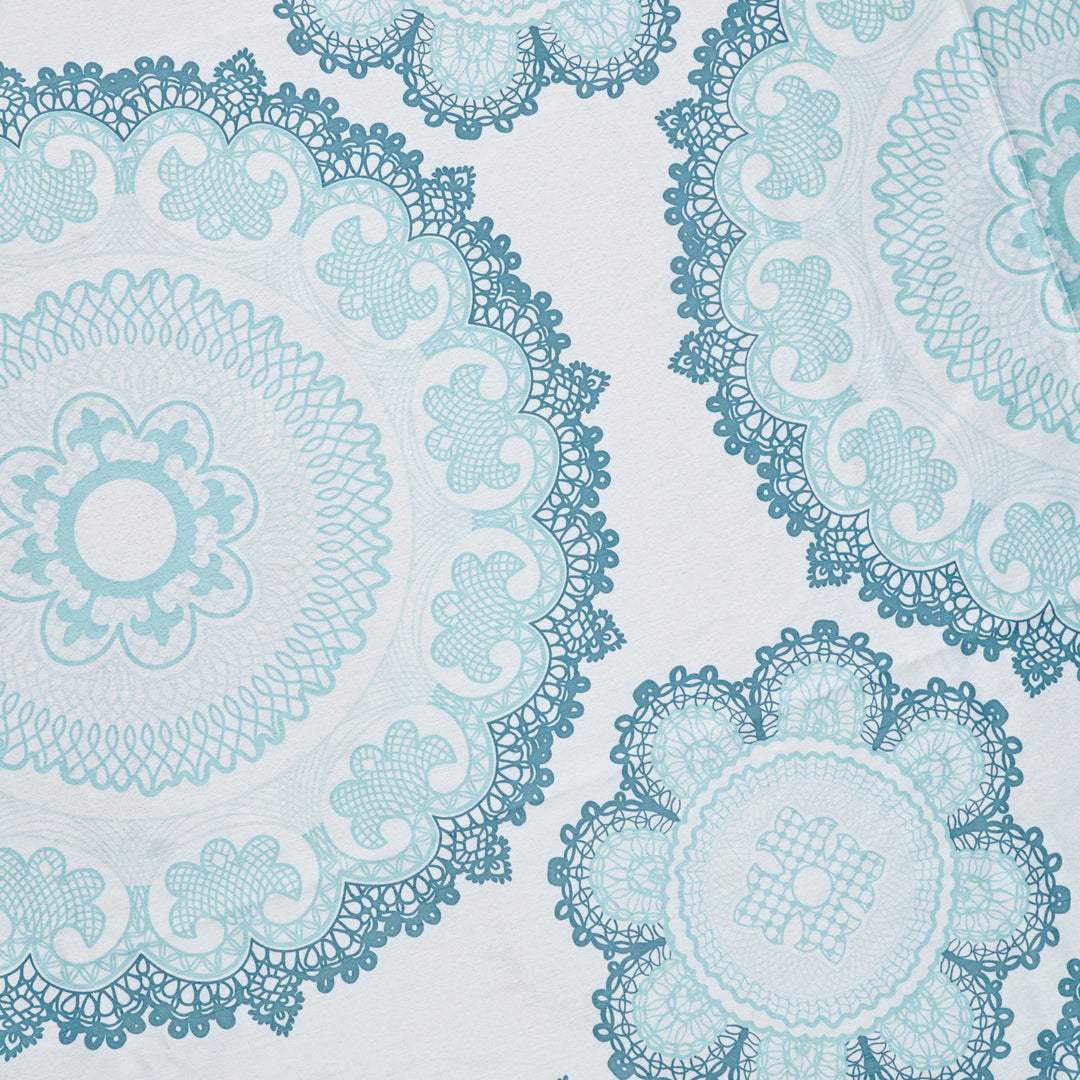 Teal kaleidoscope
