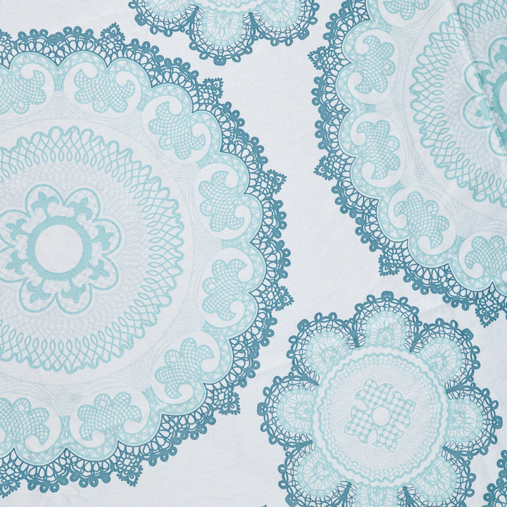 Teal kaleidoscope
